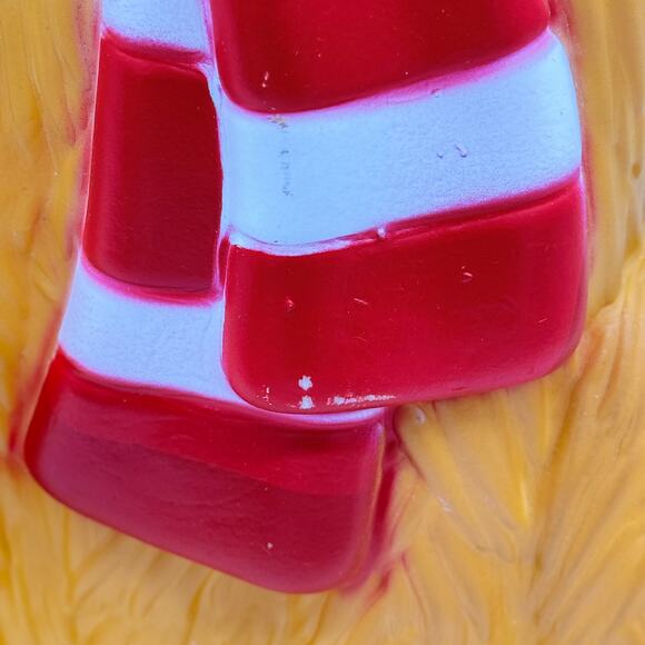 Highland Cow In Santa Hat & Scarf 24” Blowmold Christmas Decor NEW w/ Flaws - Picture 10 of 13